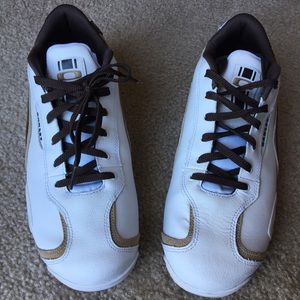 Oakley Four Barrel sneakers white brown tan